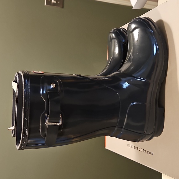 Hunter Black Rain Boots - Picture 2 of 6